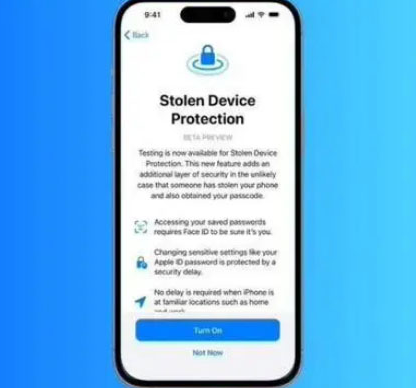 武强苹果授权维修店分享被盗设备保护功能开启方法 