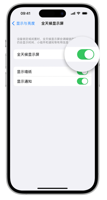 武强苹果14维修店分享如何自定义 iPhone 14 Pro 常亮显示屏 