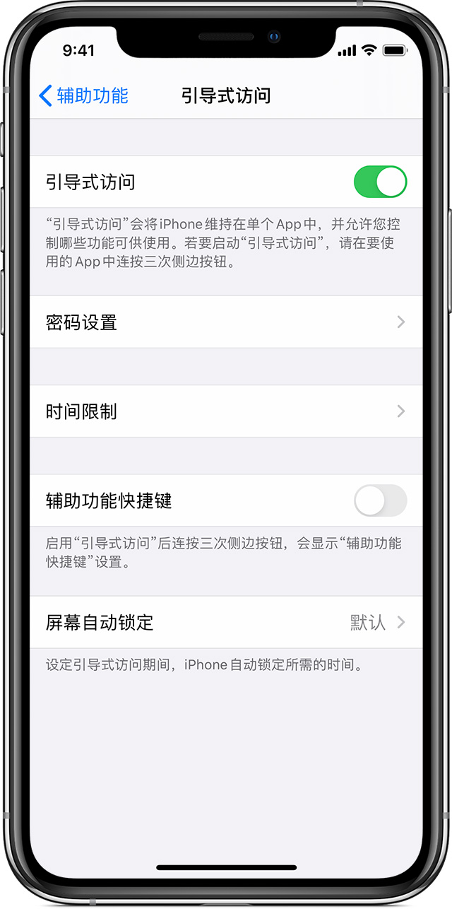 武强苹果手机维修分享如何在 iPhone 上退出引导式访问 