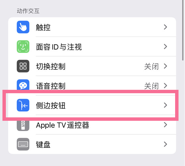 武强苹果14维修店分享iPhone14 Plus侧键双击下载功能关闭方法 