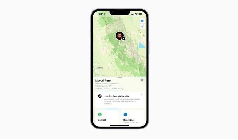 武强苹果14维修分享iPhone14系列中 FindMy功能通过卫星分享位置方法教程 